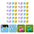 thumbnail image 3 of SHISUYAN 80Pcs Mini Resin Ducks Figures Cute Tiny Ducks Resin Miniatures Animals Model (Mixed Color), 3 of 8