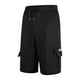 thumbnail image 5 of Pantalones Cortos de Carga de los Hombres con Cordón Sólido Cintura Deportivo Pantalones Cortos de Gimnasio con Bolsillos, Desgaste Casual de Toda la Temporada, 5 of 6