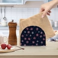 thumbnail image 2 of Yayeee Napkin Holder for Table Set of 2 Kitchen Paper Tissue Organization, Red Fireworks Pattern, 2 of 8