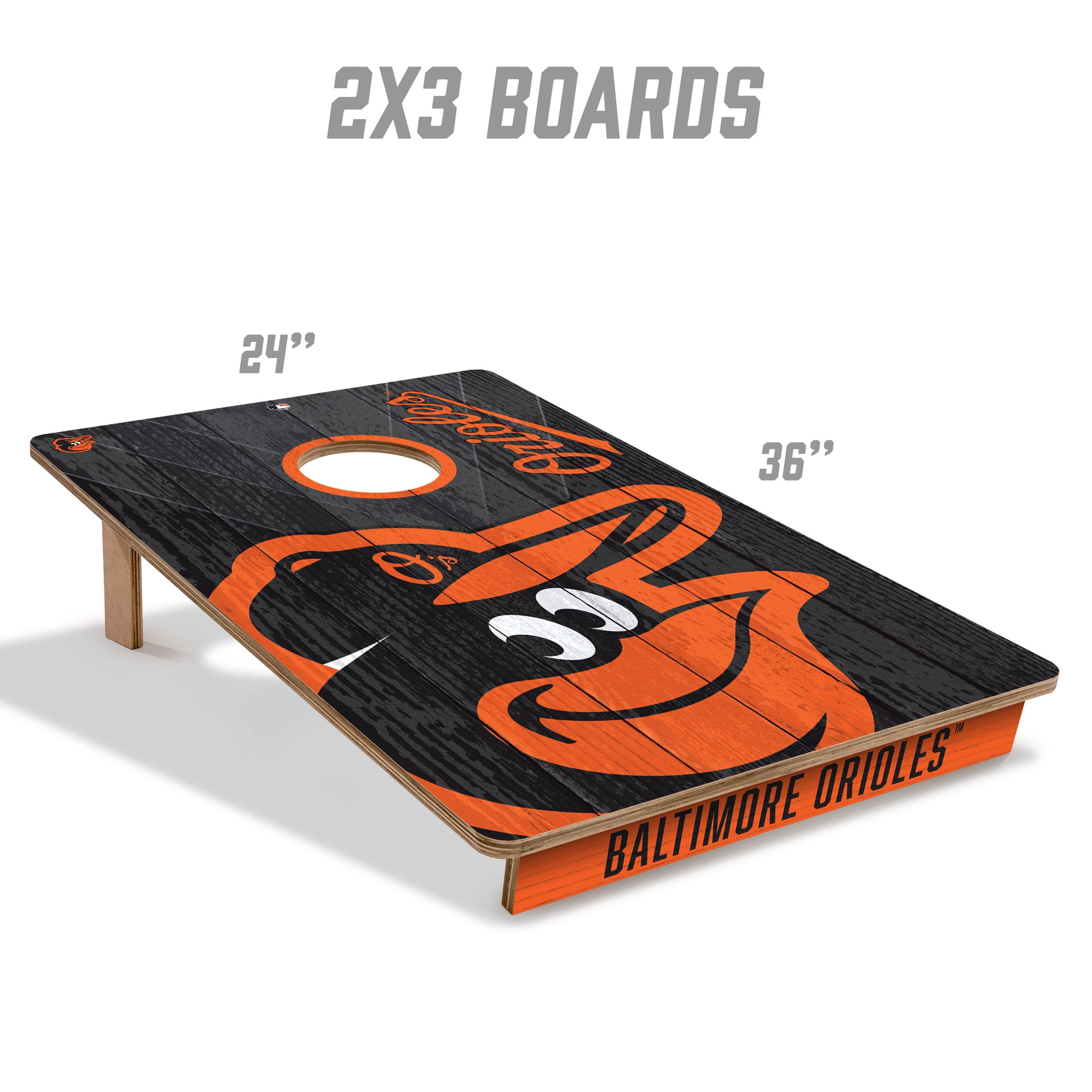 YouTheFan MLB Baltimore Orioles 2' x 3' Cornhole Game