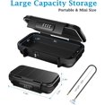 thumbnail image 3 of Travel Portable Lock Box Digit Combination Lockbox Cash Box Mini Security Case with Removable Chain Portable Beach Box for Travel Beach Office Hotel Cars Dorms, 3 of 7