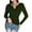 Green, variant on Timegard Women Long Sleeve Shirts Built-In Shelf Bra Tops Fall V Neck Long Sleeve Slim Comfy Tee Blouse