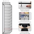 thumbnail image 5 of 10 Tiers White Over Door Shoe Organizer Storage, Hanging Shoe Holder for Door with Large Deep Pockets, Fit 20-30 Pairs Shoe Rack for Sneakers, Boots. (White), 5 of 7