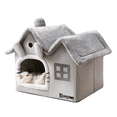 thumbnail image 1 of Cómodas Camas Para Gatos, Bloosom  Cama Lavable Para Perros, Cojín Gris, 1 of 4