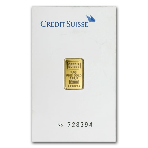 2.5 gram Gold Bar - Brand Name (w/Assay Card)