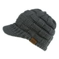 thumbnail image 2 of Women Stretchy Crochet Knitted Ponytail Beanie Cap Messy Baseball Cap, 2 of 2