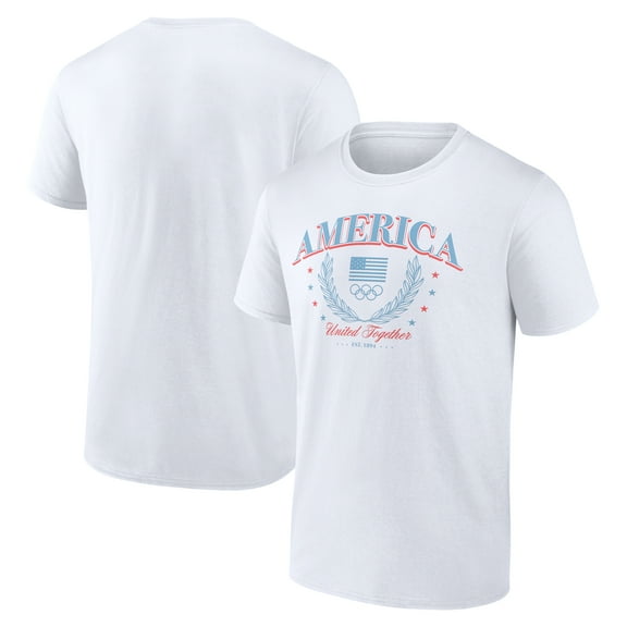 Men's White Team USA Summer Olympics United Together T-Shirt