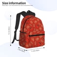 thumbnail image 3 of Rocae Tomatoes for Lightweight Casual Backpack Travel Hiking Backpack Carry On Laptop Backpack, 3 of 6