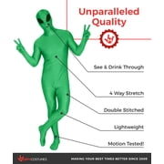 Morphsuits Mens Alien Morphsuit Costume Great Stag Party Festival Halloween Halloween Green XL