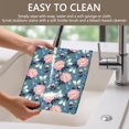 thumbnail image 4 of Placemat, Pioneer Flower Floral Print Pattern Place Mats Table Mat Set Of 2, PVC Washable Placemats for Party Kitchen Dining Decoration, 18x12 Inch, Fade Resistant, 4 of 6