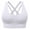 1 PCS-White, variant on Hanerdun Women's Seamless Sports Bras Crossback Padded Yoga Running Workout Bra White M