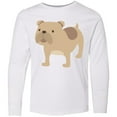 thumbnail image 3 of Inktastic Bulldog Long Sleeve Youth T-Shirt, 3 of 5