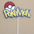 thumbnail image 1 of Juego de bandera de Pokémon para pastel, Pikachu, Charmander, Squirtle, fiesta de cumpleaños para niños, decoración de postres, juguete, 1 Juego（1Set7, 1 of 5