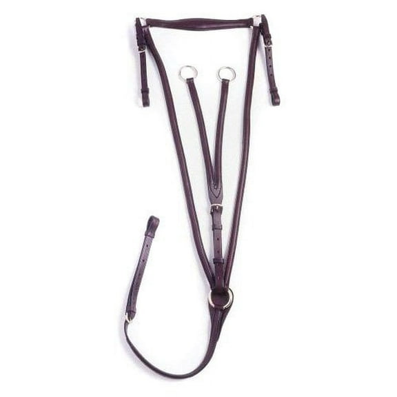 Silver Fox Raised Running Breastplate Martingale
