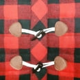 thumbnail image 2 of Holiday Time Dog Clothes: Hooded Jacket for Fall & Winter, Red with Faux Toggles, Size XS-XL, 2 of 8
