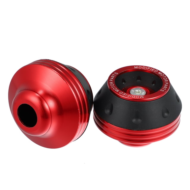 Par Motocicleta Rueda Delantero Horquilla Cuadro Deslizadores Rojo Universal
