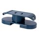thumbnail image 2 of Soporte para regleta de enchufes de pared para gestión de cables en oficinas, baños y cocinas. Azul, 2 of 9