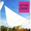 11.75' Bright Pink Triangular Outdoor Patio Sun Shade Tarp