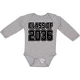 thumbnail image 3 of Inktastic Class of 2036 in Black Outlined Text Boys or Girls Long Sleeve Baby Bodysuit, 3 of 5