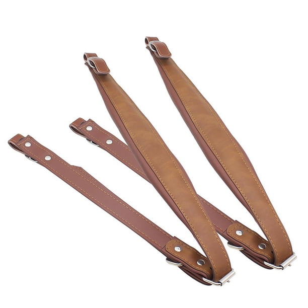 Correa De Acordeón Ajustable Universal Cuero De Pu Con Interior De Espuma Hebillas De Metal Cinturón De Hombro De Acordeón Banda De Transporte Baldric Para Acordeón De 60-120 Bajos sonducket EL013888-01