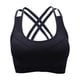 thumbnail image 4 of Mujeres Yoga Fitness Stretch Workout Tank Top Seamless Racerback acolchado sujetador deportivo (negro M), 4 of 4