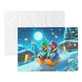 thumbnail image 6 of Lsque Mario Pattern Waterproof Throw Blanket Pet Blanket for Dogs & Indoor Cats, Washable - Shaggy Plush Calming Long Faux Fur & Velvet Dog Blanket -, 6 of 8