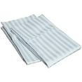 thumbnail image 1 of 300-Thread Count 100% Egyptian Cotton Lightweight Stripes Pillowcase Set Light Blue / King, 1 of 1
