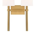 thumbnail image 4 of Crystorama Bromley 2 Light Vibrant Gold Wall Mount - 13.75'' W x 18.37'' H x 7.125'' D, 4 of 7