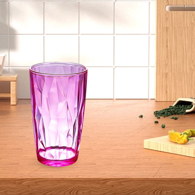 Vasos para beber clásicos de 500ML, vaso reutilizable, herramientas para cocina, comedor y Bar (rosa)