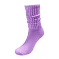thumbnail image 3 of Jamicy Crew Socks for Women 3PC Cozy Cotton Slouchy Athletic Socks Slouch Boot Calf Workout Socks Fleece Floor Socks, 3 of 3