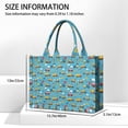thumbnail image 3 of Large Capacity Tote Bag,Cartoon Construction Vehicles Helicopters Handbag Fashion Luxury Tote Bag,15.7"x13"x 5.1" Inches,Laptop Compatible, 3 of 6