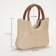 thumbnail image 3 of Bolsa Moda damas casual verano playa vacaciones camping de almacenamiento (marrón) Likrtyny  Para Estrenar, 3 of 9
