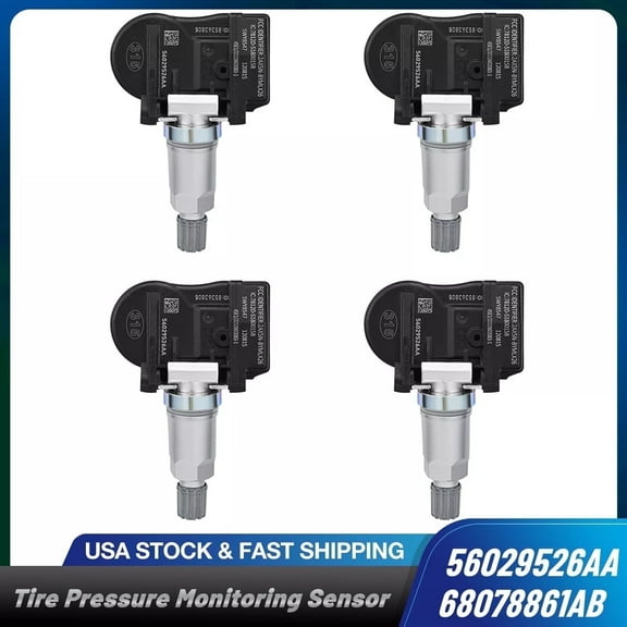 SPEEDWOW TPMS Sensor 315Mhz Tire Pressure Monitoring System Sensor Compatible with Chrysler Jeep Dodge Mitsubishi, Wrangler Liberty Grand Cherokee Charger 200 300 2005-2014 68001696AB, 56029465AB