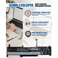 thumbnail image 2 of Batería bossfulton L20L3PF0 de 45 Wh y 11,1 V para Lenovo IdeaPad, 2 of 7
