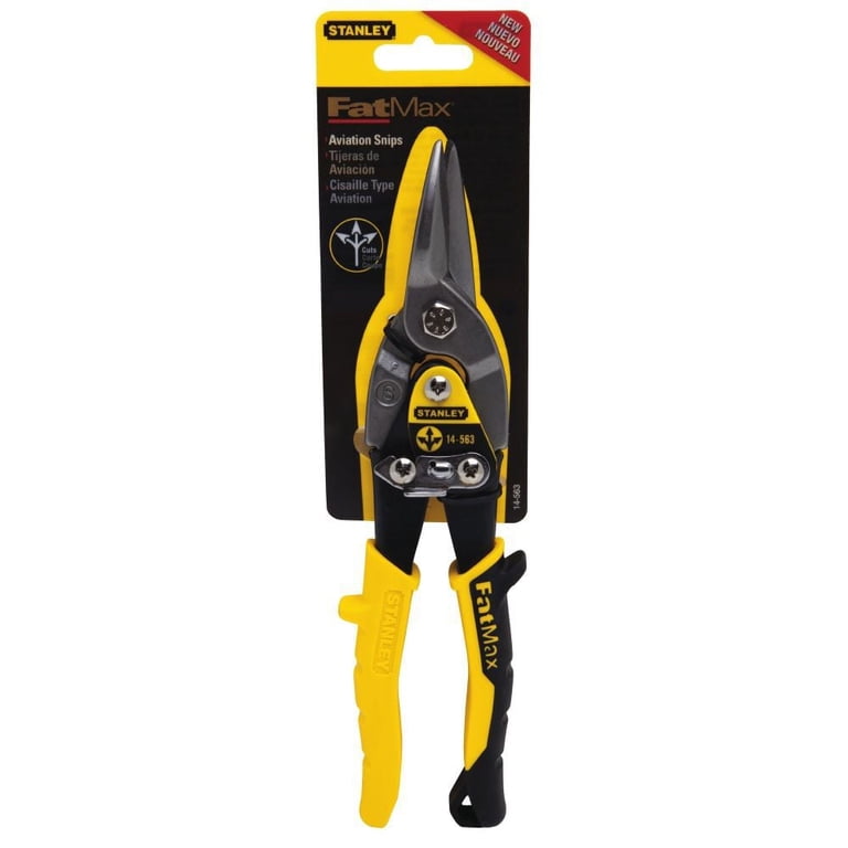 Stanley, 14-563 MaxSteel‚Ñ¢ Straight Cut Aviation Snip, 9-7/8