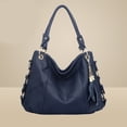 thumbnail image 4 of FENOHREFE Crossbody Bag for Female Women Large Capacity Soft Leather Bag Vintage Bag with Tassels Shoulder Bag, 4 of 8