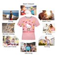 thumbnail image 2 of Hello Kitty T-Shirt for Boys Girls, Unisex Novelty Short Sleeve Tee, Casual Crew Neck Tops, 4-16 Y, 2 of 8