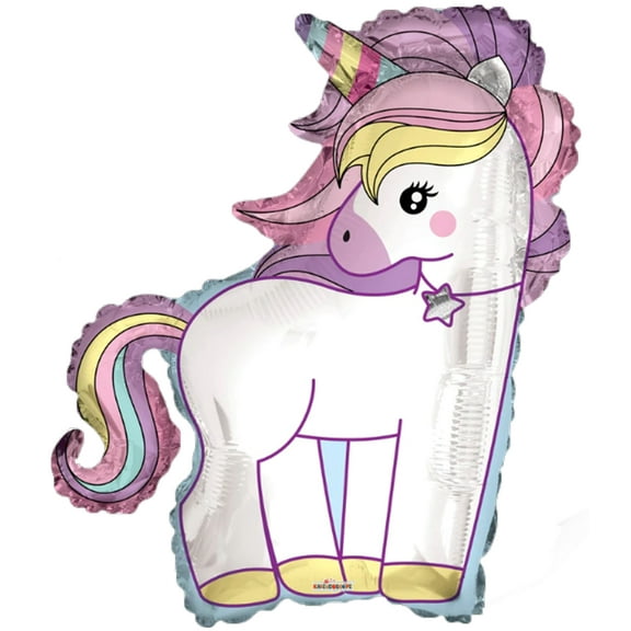 Unicorn Super Shape Foil Balloon 36"