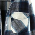 thumbnail image 4 of Blouse à Carreaux à Manches Longues en Laine Mélangée pour Femmes, 4 of 5
