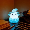 thumbnail image 6 of Cute Ghost LED Night Light, 7 Color Changing Touch Control Lamp, Rechargeable Soft Silicone Bedside Nightlight, Safe Decor for Bedroom & Nursery, Lovely Gift for Teens Birthday Holiday, E, 6 of 6