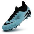 thumbnail image 2 of Zapatos de fútbol para hombre, botas deportivas de fútbol para adultos, antideslizantes, ligeras, TF/FG, entrenamiento de césped, antideslizantes, de alta calidad, 2 of 5