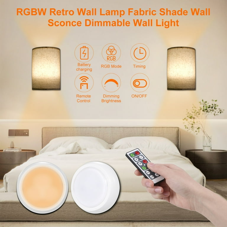 Battery operated 2024 wall lights