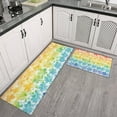thumbnail image 2 of Pioneer Flower Floral Print Pattern Kitchen Rugs Sets Of 2,Anti Fatigue Kitchen Mat Rugs Non Slip Washable,Decorative Kitchen Floor Mats for Kitchen,Sink,Laundry,17"x30"+17"x47", 2 of 7