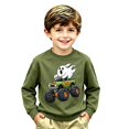 thumbnail image 3 of Kiijoy Halloween Boys Sweatshirt Cute Graphic Crewneck Pullover Top, Sizes 2-3T, 3 of 3