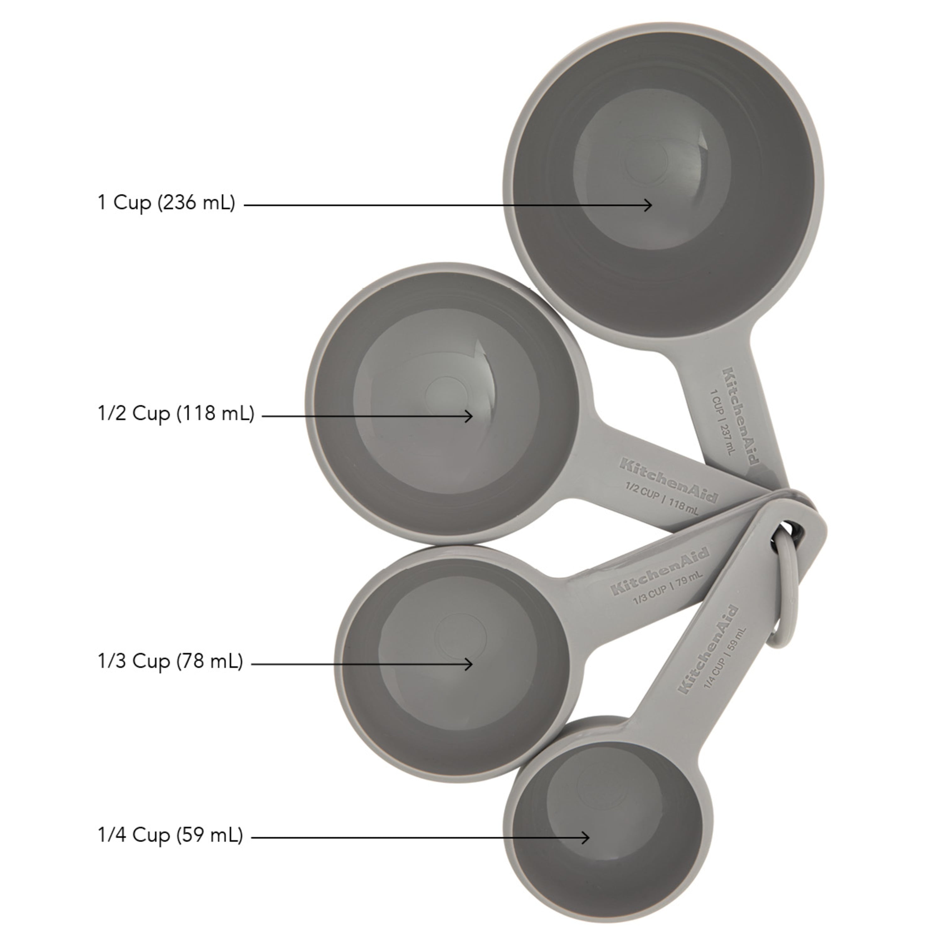 Kitchenaid Universal Measure Cups Spoons Set, Measuring Tools