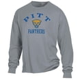 thumbnail image 2 of Men's ComfortWash Gray Pitt Panthers Garment Dyed Long Sleeve T-Shirt, 2 of 3
