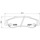 thumbnail image 2 of BALATAS BAJOS METALES S10 1998 al 2004 CHEVROLET 4.3L V6 Traseras BREMBO ., 2 of 5
