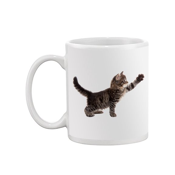 Kitten Rainsing Paw Mug  -Image by Shutterstock,