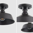 thumbnail image 2 of BO101BRZ-Brio Lighting-Bola - 1 Light Semi-Flush Mount In Farmhouse Style-7.38 Inches Tall and 10 Inches Wide-Dark Brown Finish, 2 of 8