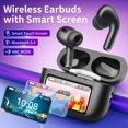 thumbnail image 5 of STA Wireless Earbuds, Bluetooth 5.4 Ear Buds with Multifunctional Touch Screen, ANC/ENC Noise Cancelling Headphones with 70H Playtime, Bass Stereo Sound, for Laptop, Android/iOS, Pad, 5 of 8